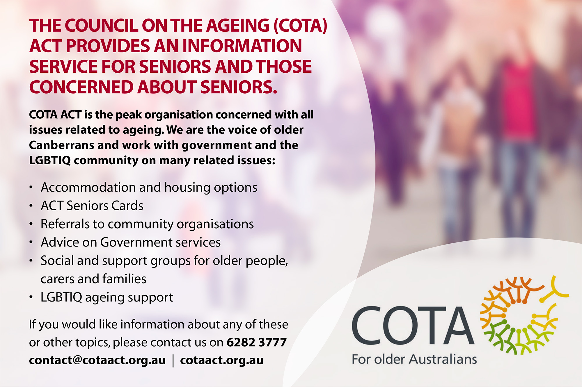 Council on the Ageing COTA ACT